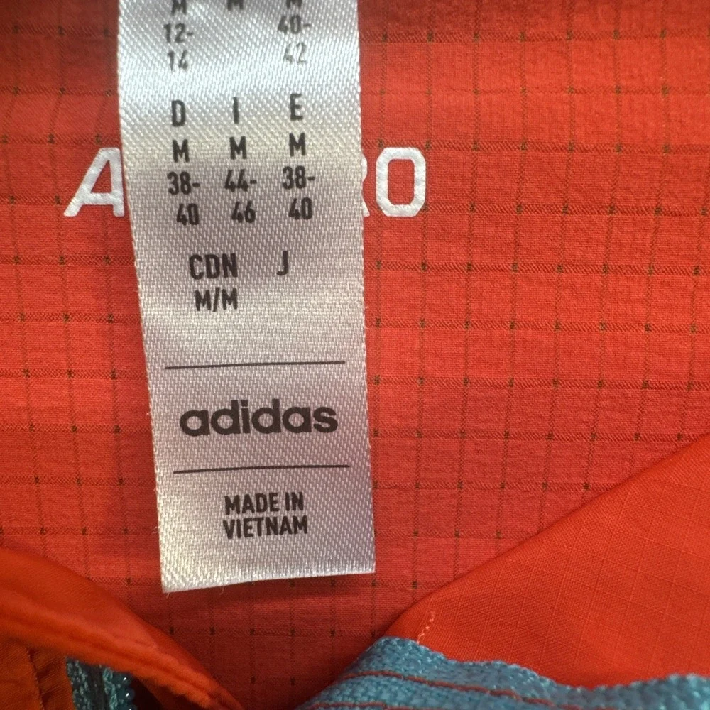 Adidas Terrex Agravic Vest Hooded Sleeveless‎ Red Men's Medium Trail Run